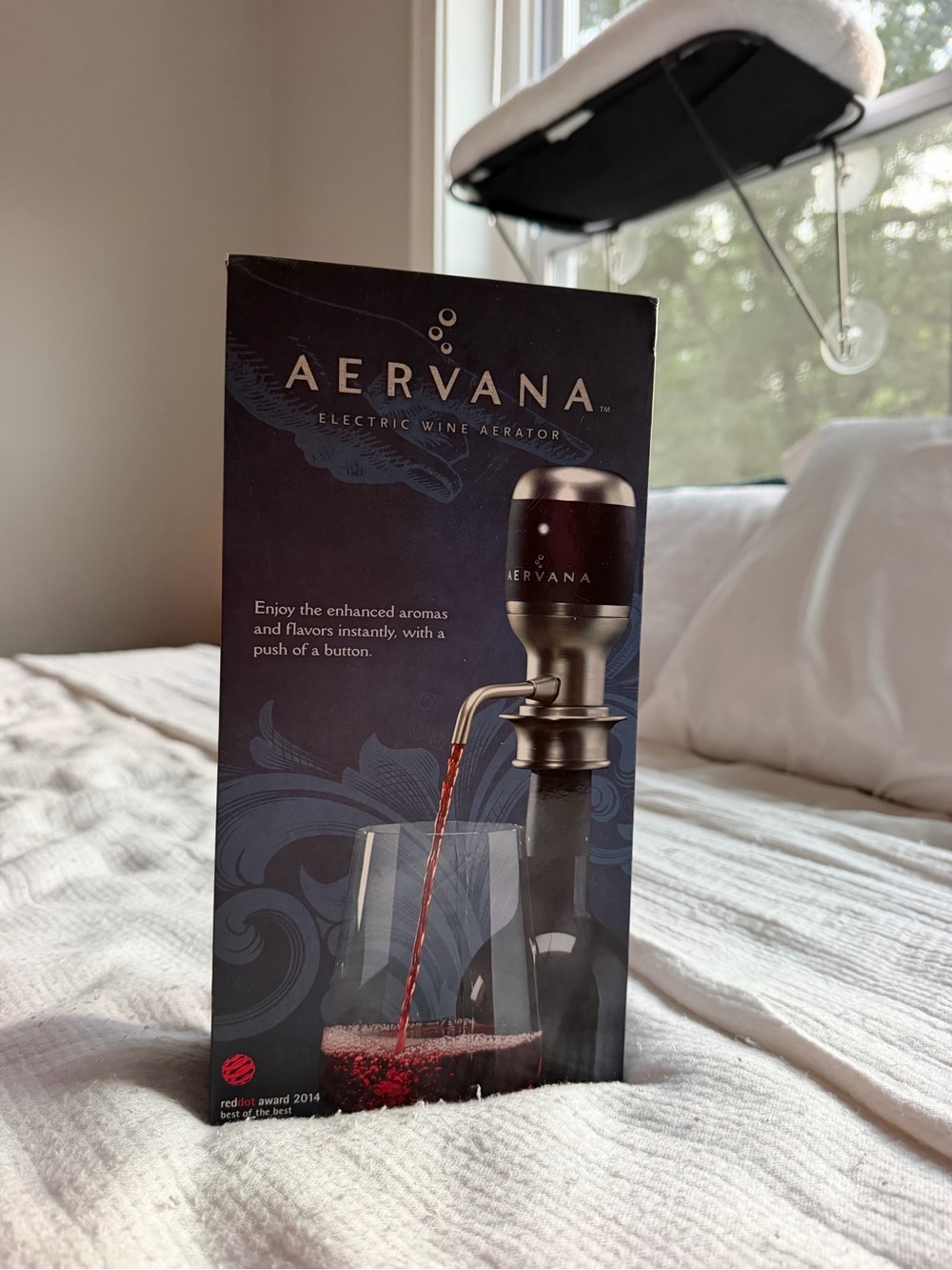 Electric Wine Aerator - Black/Brushed Metal
